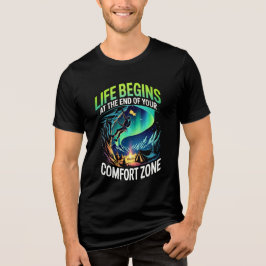 Comfort Zone Motivational Quote Adventure Design T Shirt