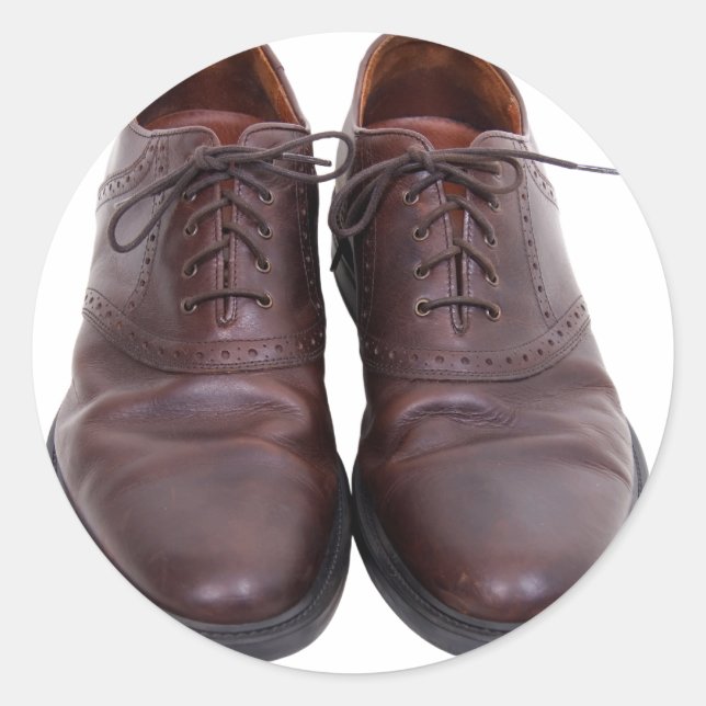 ComfortableLoafers080909 Runt Klistermärke (Framsida)