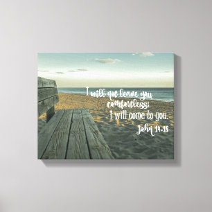 Comforting Bible Verse (John) Canvastryck