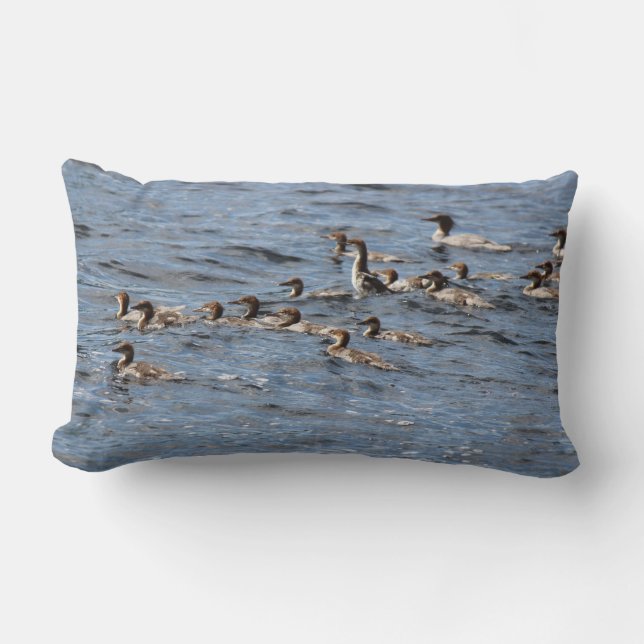 Comfy kudde "Loons på sjön ", (Framsida)