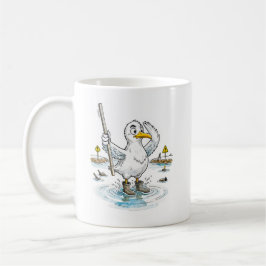 Comic Bird Flood Gauge Duty Kaffemugg