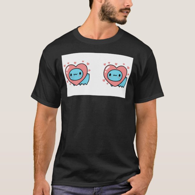 Comic Cat Love, Bugcat Capoo, bug cat Coffee Mug T Shirt (Framsida)