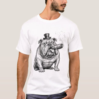 Comic English Bulldog: Funny Dog Lover T Shirt