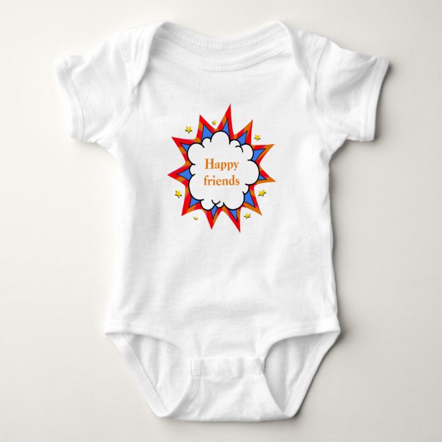 comic funny cartoon t shirt (Framsida)