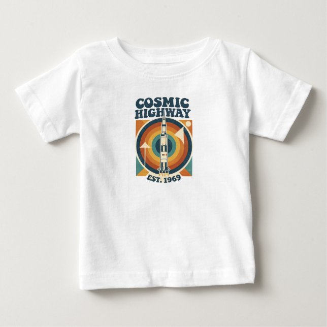 Comic Highway – Rolig Popkonst för Seriefans T Shirt (Framsida)