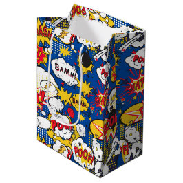 Comic Pattern Gift Bag