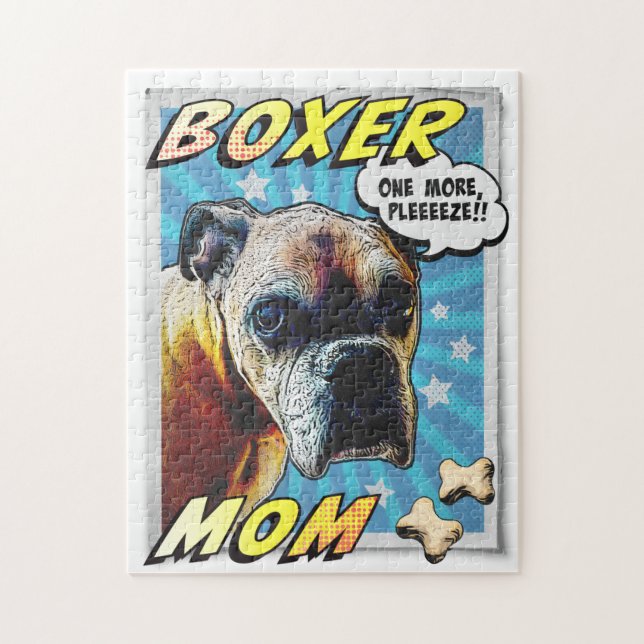 Comical Boxer Jigszawa Puzzle Pussel (Vertikal)