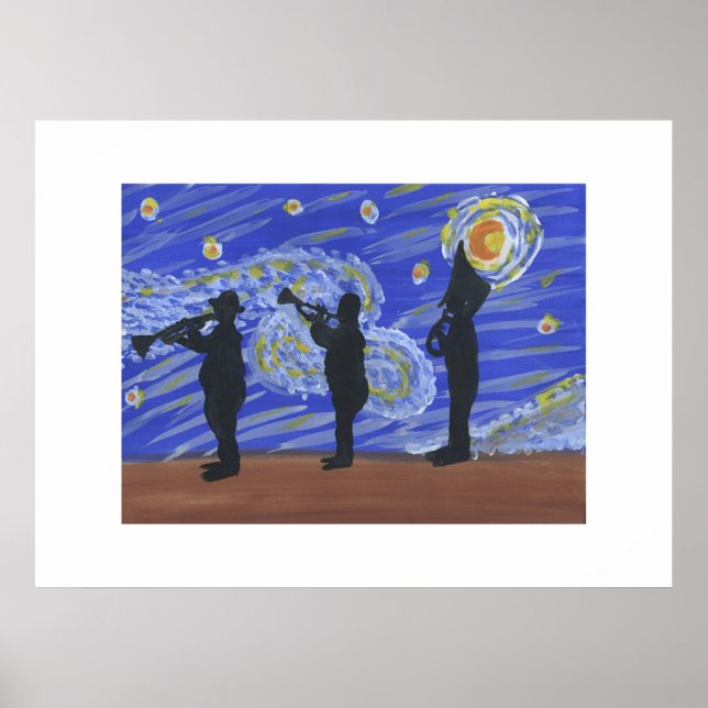 Comical Brass Band Jazz Fest Krewe Poster (Framsidan)