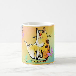 Comical Cat Mugg