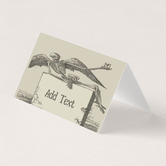 Comical Funeral, lägg till text, Kort (Framsida)