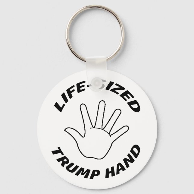 COMICAL - LIFE-SIZED TRUMP HAND NYCKELRING (Framsida)