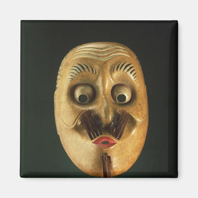 Comical Mask, Noh Theater Magnet (Framsidan)