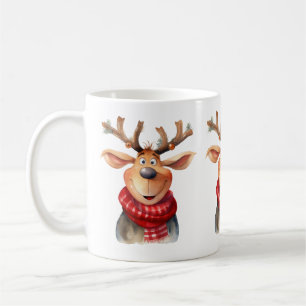 Comical Reindeer Mugg