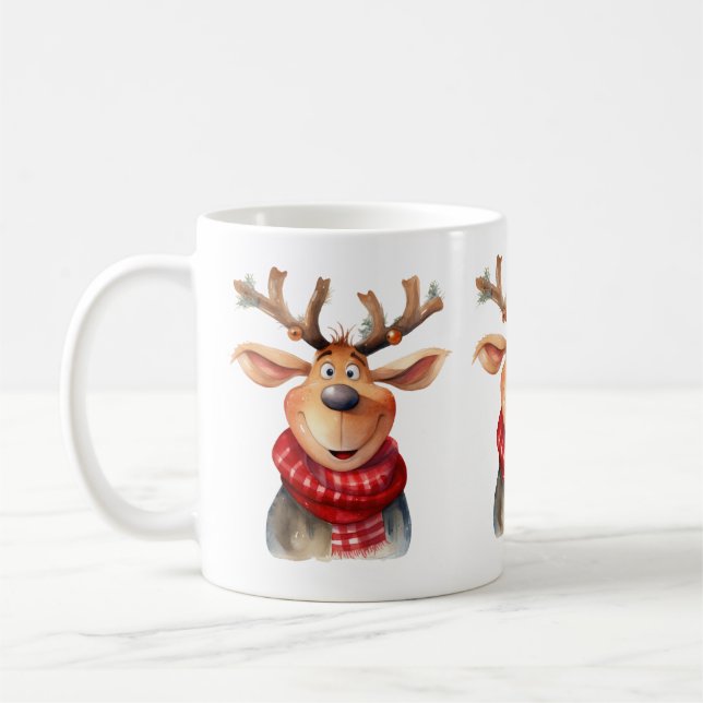 Comical Reindeer Mugg (Vänster)