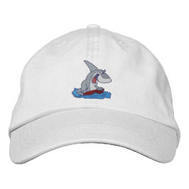 Comical Shark Embroized Cap Broderad Keps