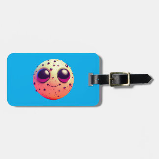 Comical Space Alien Critter Luggage Tag Bagagebricka