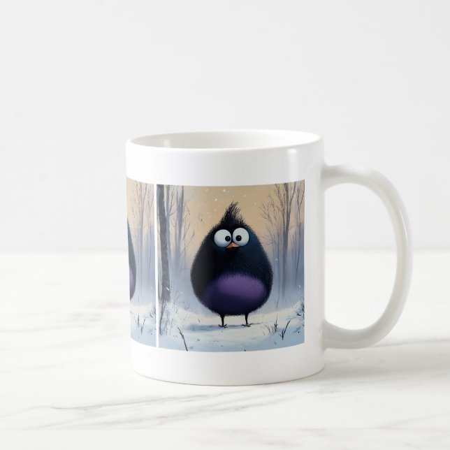 Comical Winter Bird Kaffemugg (Höger)