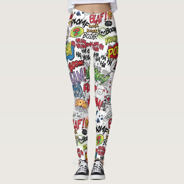 Comics Elements Leggings (Framsida)
