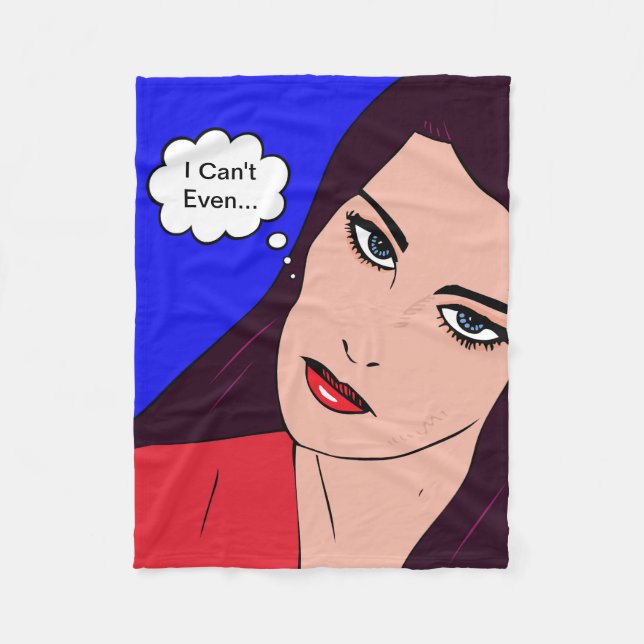 Comics Girl #14 Fleecefilt (Framsidan)