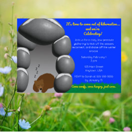 Coming Out of Hibernation-Cozy Winter to Spring Inbjudningar