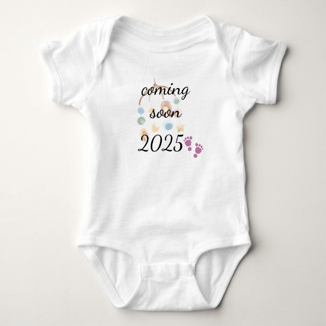 Coming soon baby girl  t shirt (Framsida)