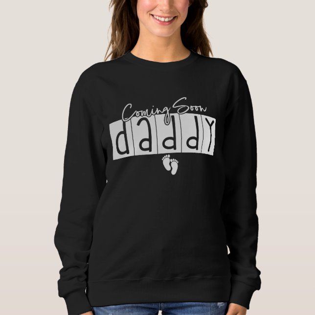 Coming Soon Daddy  Pregnancy Expecting baby kid ne T Shirt (Framsida)