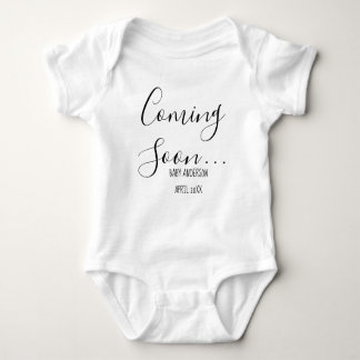 Coming Soon | Pregnancy Announcement baby jumpsuit T Shirt