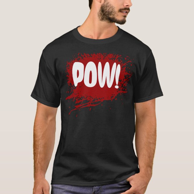 COMIXSANS-humorbokPow! Skjorta Tee (Framsida)