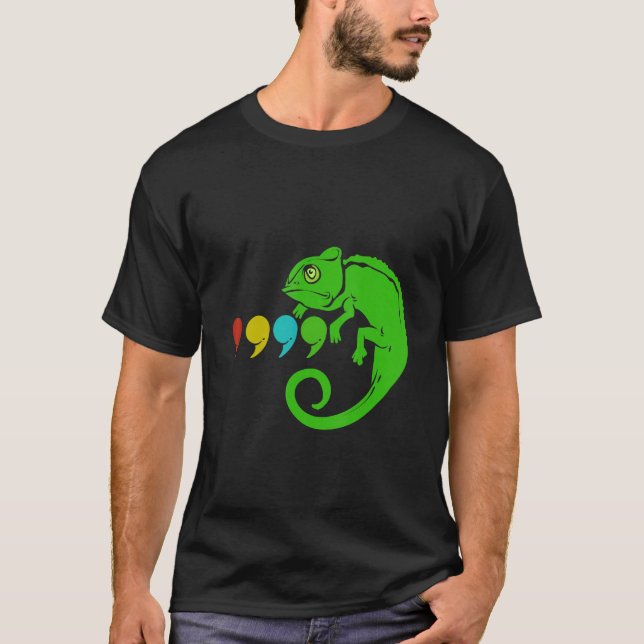 Comma Chameleon 1 T Shirt (Framsida)