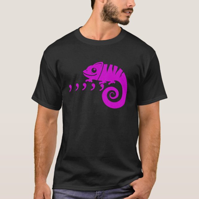 Comma Chameleon 80's Karma T Shirt (Framsida)