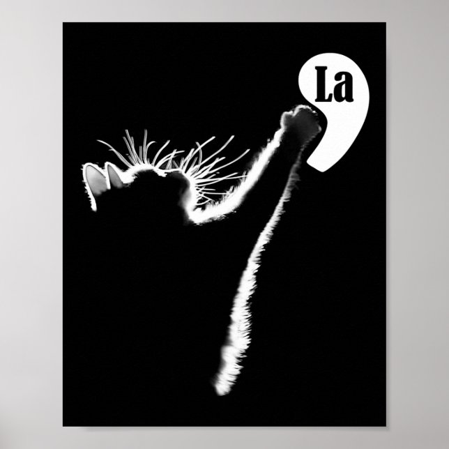 Comma La Cat Chilless Cat Dam Vote Rosie R Poster (Framsidan)
