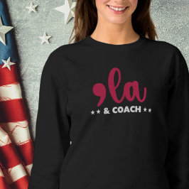 Comma la & Coach-Harris Walz Women's Mörk T Shirt
