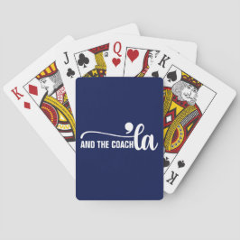 Comma la & Coach | Kamala Harris Coach Blue Casinokort