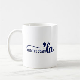 Comma la & Coach | Kamala Harris Coach Blue Kaffemugg