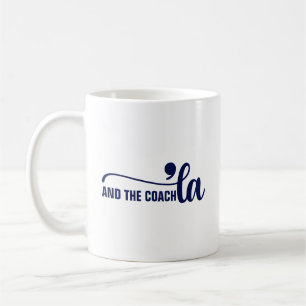 Comma la & Coach Kamala Harris Coach Blue Kaffemugg