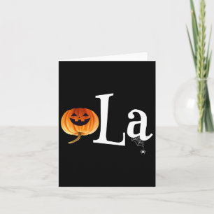 Comma La Funny Kamala Harris Halloween Pumpkin Man Kort