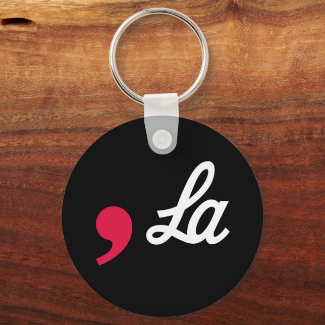 Comma La Funny Punktation Kamala Harris Nyckelring (Framsida)