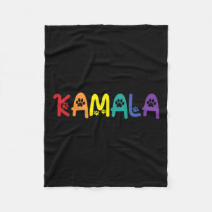 Comma La Harris Funny Cat Lettering Lgbt Rainbow F Fleecefilt
