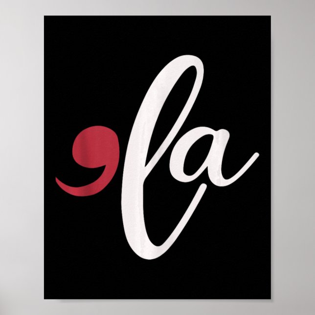 Comma La Heart Kamala Harris 2024 Fru talman! Poster (Framsidan)