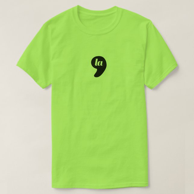 Comma-la is Brat T Shirt (Design framsida)