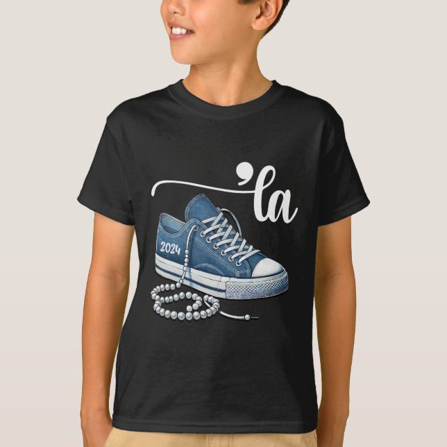 Comma La Kamala Harris024 Cute Shoes Val025 T Shirt (Framsida)