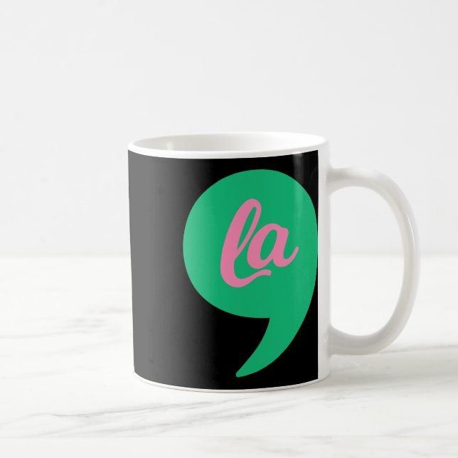 Comma La Kamala Harris 2022 Val Voting Costum Kaffemugg (Höger)