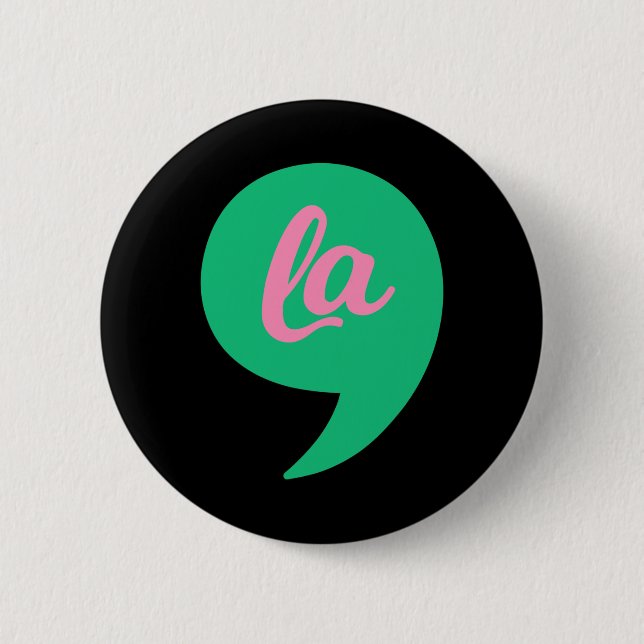 Comma La Kamala Harris 2022 Val Voting Costum Knapp (Framsida)