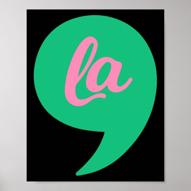 Comma La Kamala Harris 2022 Val Voting Costum Poster (Framsidan)