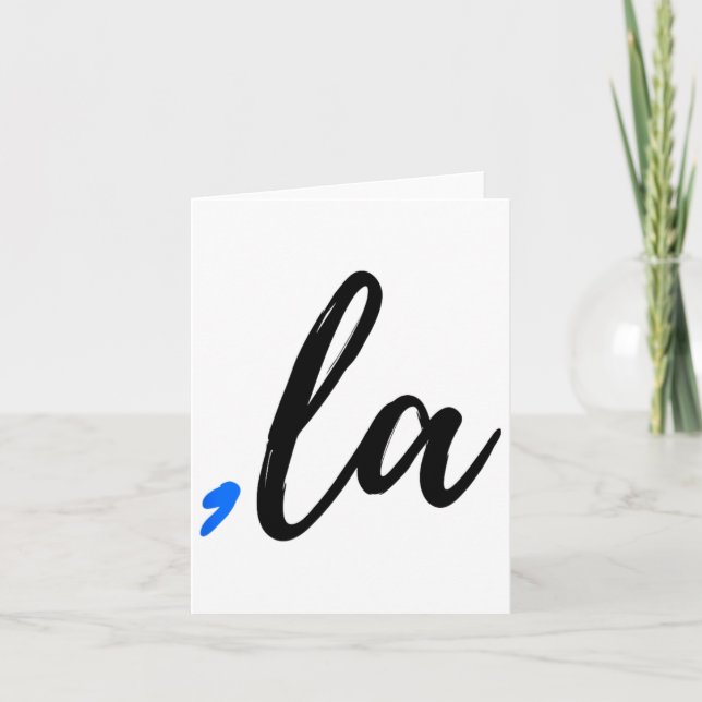 Comma La - Kamala Harris 2024 Fru President Vote Kort (Framsida)