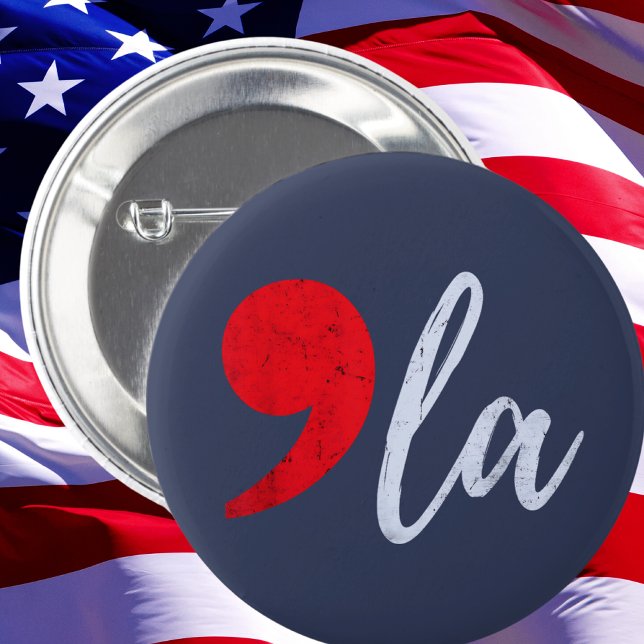 Comma La Kamala Harris 2024 President Funny Knapp (Skapare uppladdad)