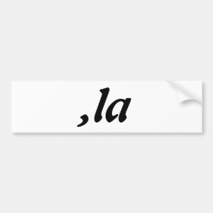Comma La Kamala Harris - anpassad textdesign Bildekal