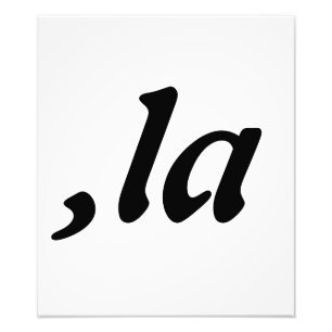 Comma La Kamala Harris - anpassad textdesign Fototryck