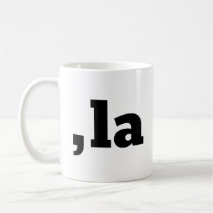 Comma La Kamala Harris - anpassad textdesign Kaffemugg