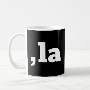 Comma La Kamala Harris - anpassad textdesign Kaffemugg